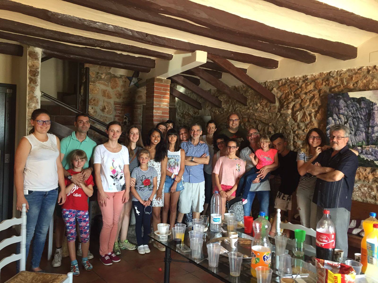 Membres de l'associació i voluntaris